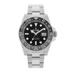 Stainless Steel 40mm Oyster Perpetual Date GMT Master II Bruce Wayne Watch Black 126710GRNR