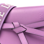 Calfskin Jacquard Mini Gate Dual Bag Guimauve