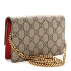 GG Supreme Monogram Mini Cherry Chain Bag