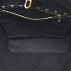 Monogram Giant Crafty Neverfull MM Creme Rouge Black