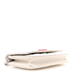 Caviar Quilted Chanel 19 Wallet on Chain WOC White Pink