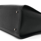 Caviar Small Studded Deauville Tote Black