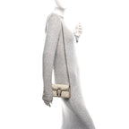 GG Supreme Monogram Textured Dollar Calfskin Super Mini Dionysus Shoulder Bag Beige Mystic White Oatmeal