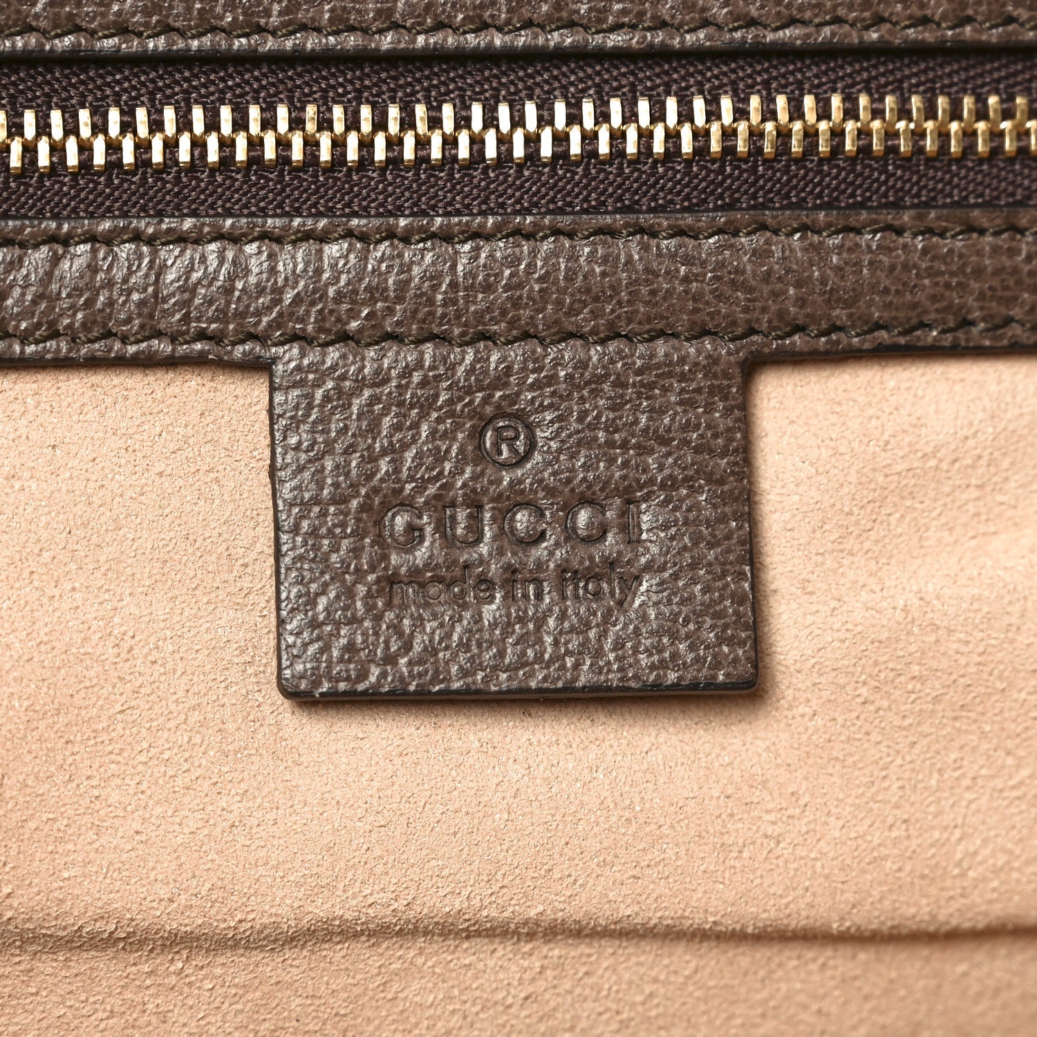 GG Supreme Monogram Medium Ophidia Shopping Tote Brown