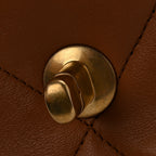 Lambskin Quilted Medium Chanel 19 Flap Brown