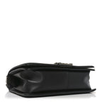 Lambskin Quilted Medium Boy Flap Dark Grey