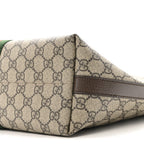 GG Supreme Monogram Medium Ophidia Tote Bag Brown