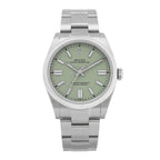 Stainless Steel 41mm Oyster Perpetual Watch Pistachio 134300