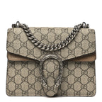 GG Supreme Monogram Mini Dionysus Shoulder Bag Taupe