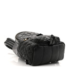 Lambskin Flower Quilted Palm Springs Backpack PM Black