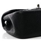 Caviar Quilted Mini Square Flap Black