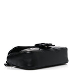 Calfskin Matelasse Monochrome GG Marmont Chain Belt Bag Black