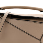 Calfskin Mini Puzzle Bag Sand