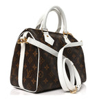 Monogram LV Match Speedy Bandouliere 25 White