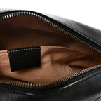 Calfskin Matelasse Small GG Marmont Chain Shoulder Bag Black