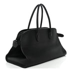 Matte Grained Calfskin EW Margaux Black