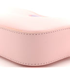 Dollar Calfskin Enamel Super Mini GG Marmont Chain Shoulder Bag Light Pink Blue