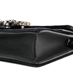 Suede Super Mini Dionysus Shoulder Bag Black