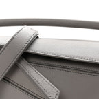 Calfskin Small Puzzle Bag Pearl Grey