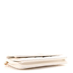Lambskin Quilted Romance Wallet On Chain WOC White