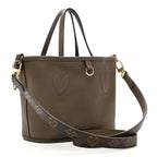 Monogram Neverfull Inside Out Bandouliere BB Dark Fango