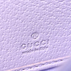 Monogram Jumbo GG Textured Dollar Calfskin Ophidia Continental Wallet On Chain Beige Lapis