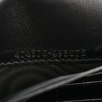 Calfskin Matelasse GG Marmont Chain Wallet Black