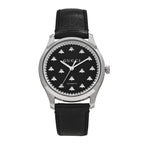 Stainless Steel Calfskin 42mm G-Timeless Bee Automatic Watch Black