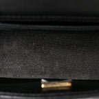 Lambskin Quilted Mini Square Flap Black