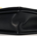 Lambskin Quilted New Medium Boy Flap Black