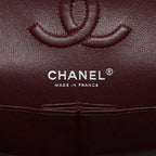 Lambskin Quilted Small Double Flap Black