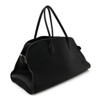 Matte Grained Calfskin EW Margaux Black