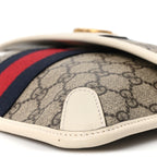 GG Supreme Monogram Web Small Ophidia Belt Bag 90 36 Beige Ebony White