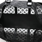 Monogram See Through Keepall Bandouliere 50 Black