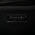 Mixed Fibers Small Deauville Bowling Bag Navy Blue