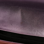 Metallic Patent Calfskin Quilted Medium Boy Flap Light Pink