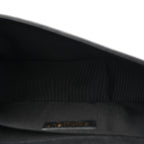 Caviar Chevron Quilted Medium Boy Flap Black