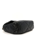 Lambskin Quilted Medium Chanel 19 Flap Black