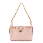 Caviar Quilted Mini Chanel 25 Handbag Light Pink