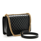 Caviar Quilted New Medium Boy Flap Black