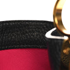 Taurillon Capucines GM  Black Fuchsia
