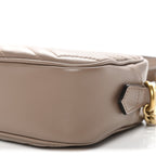 Calfskin Matelasse Mini GG Marmont Chain Shoulder Bag Porcelain Rose