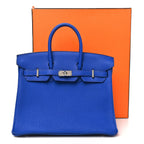 Togo Verso Birkin 25 Bleu Royal Capucine