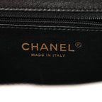 Caviar Quilted Medium CC Filigree Vanity Case White Black