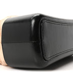 Aged Calfskin Quilted Medium Gabrielle Hobo Beige Black