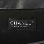 Lambskin Quilted Medium Boy Flap Dark Grey
