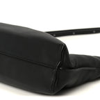 Calfskin Mini Flamenco Knot Clutch Black
