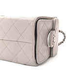 Caviar Quilted Mini Chanel 25 Handbag Dark Grey