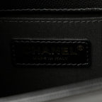 Caviar Quilted Small Boy Flap Black