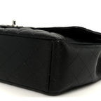 Caviar Quilted Maxi Double Flap Black
